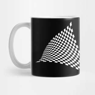 wavy chessboard Mug